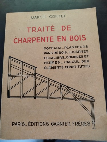 Rare traité charpente - traité, de