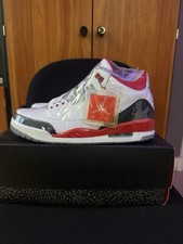 Nike Air Jordan 3 Retro Fire Red White Silver - US 10 /EU 44 / UK 9 136064-120
