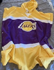 LOS ANGELES LAKERS Basketball Little Earth Productions Hoodie Poncho NBA