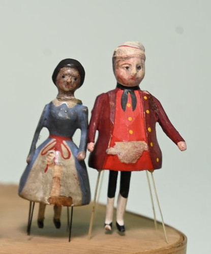 C1880 miniature wood carved - wood,