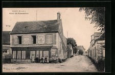 Old postcard Digny, Hôtel du Commerce 