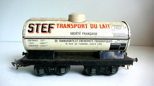 TRAINS JEP  "O"   WAGON CITERNE SNCF   MÉTAL   1939/52   BON ÉTAT  Lg 19cm  N°2