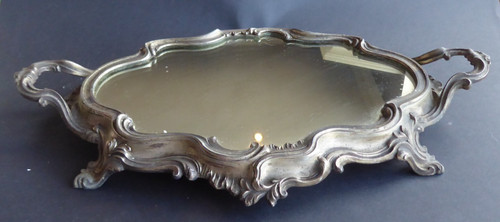 Ancien surtout table miroir - ancien,