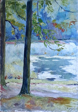 Ancien tableau H/C originale "