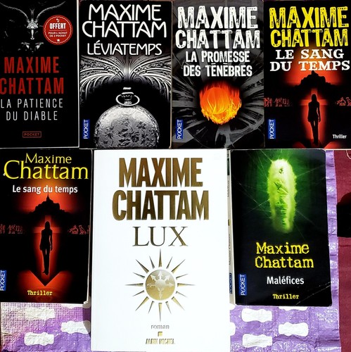 Maxime chattam lot livres - maxime,