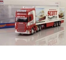 1/50 SCALE Corgi CC13705 Scania R Top line Fridge Trailer. Scott Trawlers