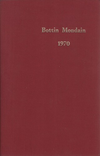 Bottin mondain 1970 - bottin,