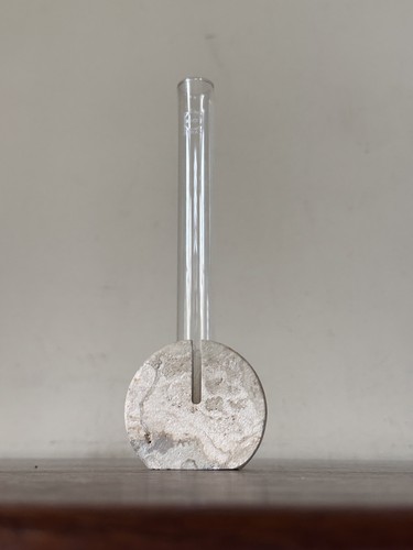 Vase travertin vintage - vase,