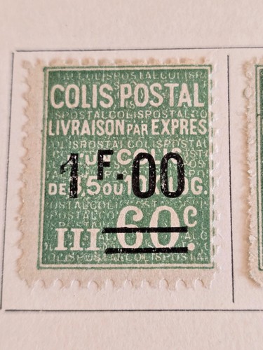 Timbre france colis postaux - colis,