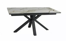 Table à Manger Guéridon Columbus Céramique 160-240x90x76cm Couleur au Choix