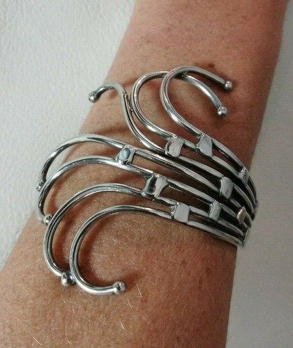 Ancien bracelet argent - bracelet, en
