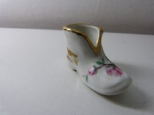 WHITE PORCELAIN SHOE SHOE flower decorations LIMOGES (ch13)