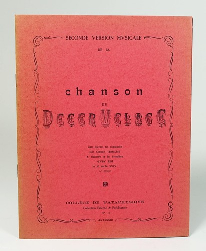 Chanson du - (pataphysique),
