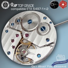 MOVEMENT CALIBRE DB9 CDG compatible ETA 6497-2 TOP GRADE HAND WIND SWISS MADE