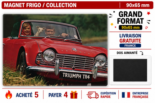 Magnet frigo triumph tr4 - magnet,