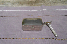 RASOIR métal ANCIEN a main de