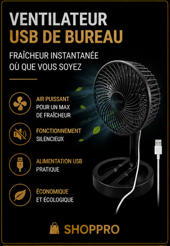 Mini ventilateur usb bureau - mini,