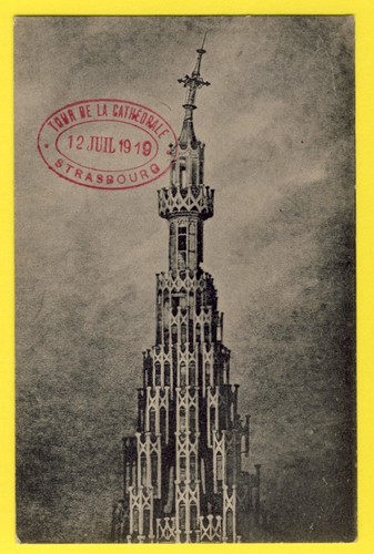 Cpa strasbourg fléche de - strasbourg,