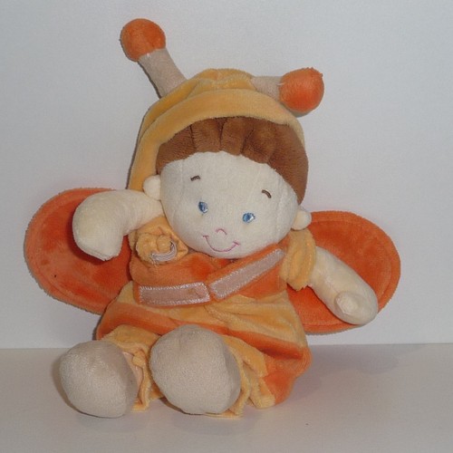 Doudou poupée abeille nicotoy - doudou,