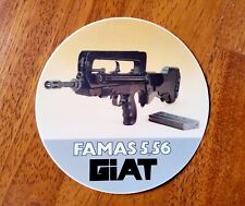 autocollant sticker fusil FAMAS 5.56 giat industries arme militaire armée 