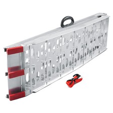 Rampe de chargement Pliable 226cm 340kg Aluminium Moto VTT Quad Rampe d'accès