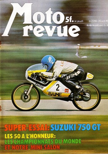 Moto revue 2289 suzuki - suzuki, 750
