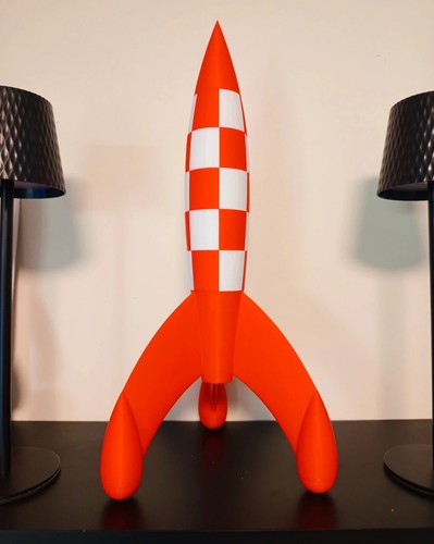 Fusée artisanale tintin - fusée,