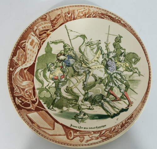 Ancienne assiette parlante - assiette,