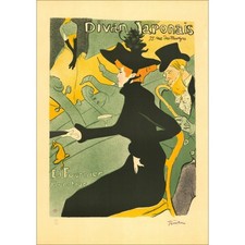TOULOUSE-LAUTREC Henri - Lithographie "Divan Japonais" 76x54cm
