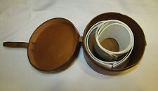 MENS LEATHER FAUX COLLAR & CUFFS BOX late 19th century
