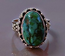 BAGUE ARGENT MASSIF TURQUOISES