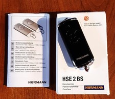 Télécommande HORMANN HSE 2BS