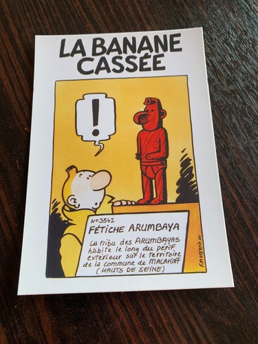 Carte postale 15x10 tintin - carte,