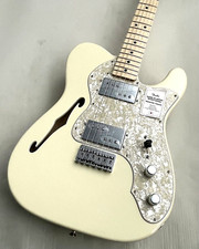 Fender Made in Japan Traditional 70s Telecaster Thinline Olympic White 2025 mode