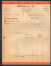 TOWERS (37) WHOLESALE METAL SANITARY HEATING ""BRIAU & Cie"" in 1953