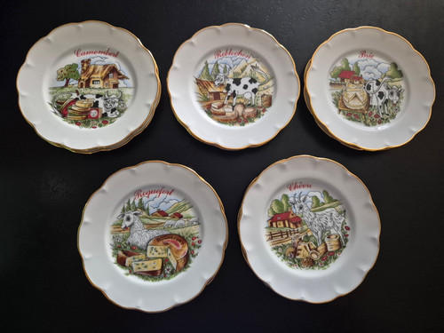 Assiettes fromage - assiettes,
