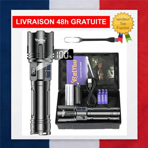 Lampe torche led - torche,