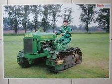 JOHN DEERE AGRICULTURAL & CHENILLARD POSTER / OLIVER TRACTOR 70 HC & 58 x 41 cm