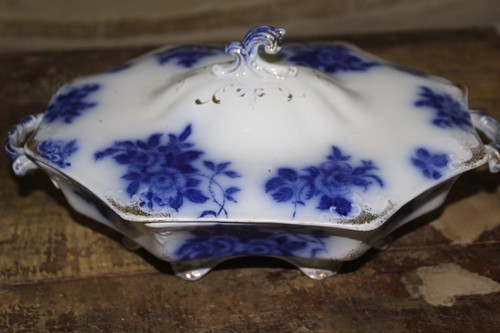 Antique flow blue rare - antique,