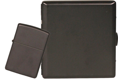 Ensemble zippo noir - ensemble, Étui