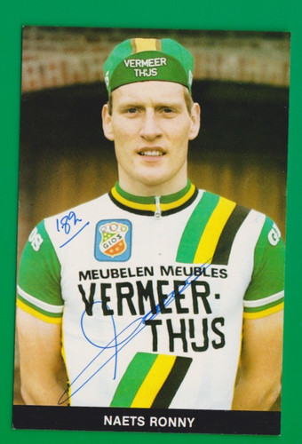 Cyclisme carte cycliste naets - carte,