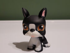 LPS #63 LITTLEST PETSHOP ORIGINAL AUTHENTIC DOG DOG BOSTON TERRIER HASBRO