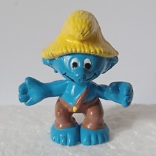 Figurine monobloc Schtroumpf Kinder Ferrero 1995 - Schtroumpf Jardinier 