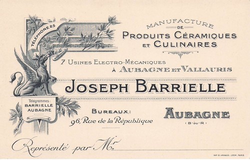 Carte visite publicitaire - de,