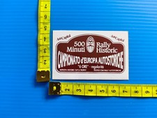 Autocollant Rallye Historique