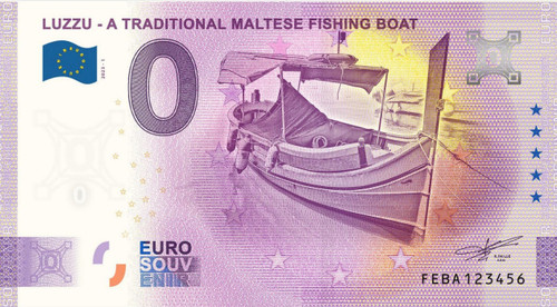 Billet souvenir 2023 malte - 2023,