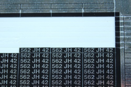 Plaque immatriculation 562 - plaque,