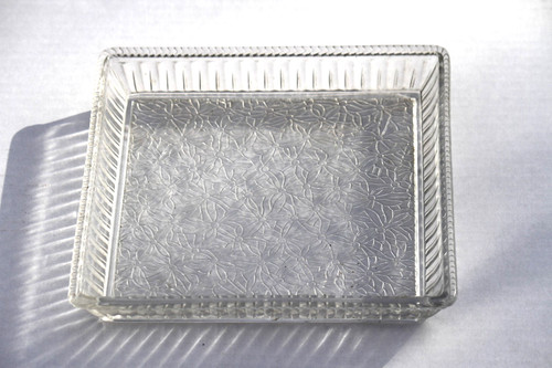 Plateau cristal carré - plateau, en
