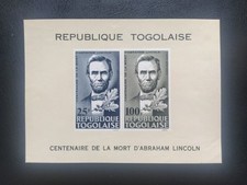 BLOC TIMBRES TOGO PRÉSIDENT