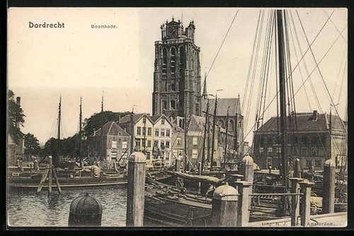 Dordrecht boomkade carte - dordrecht,,